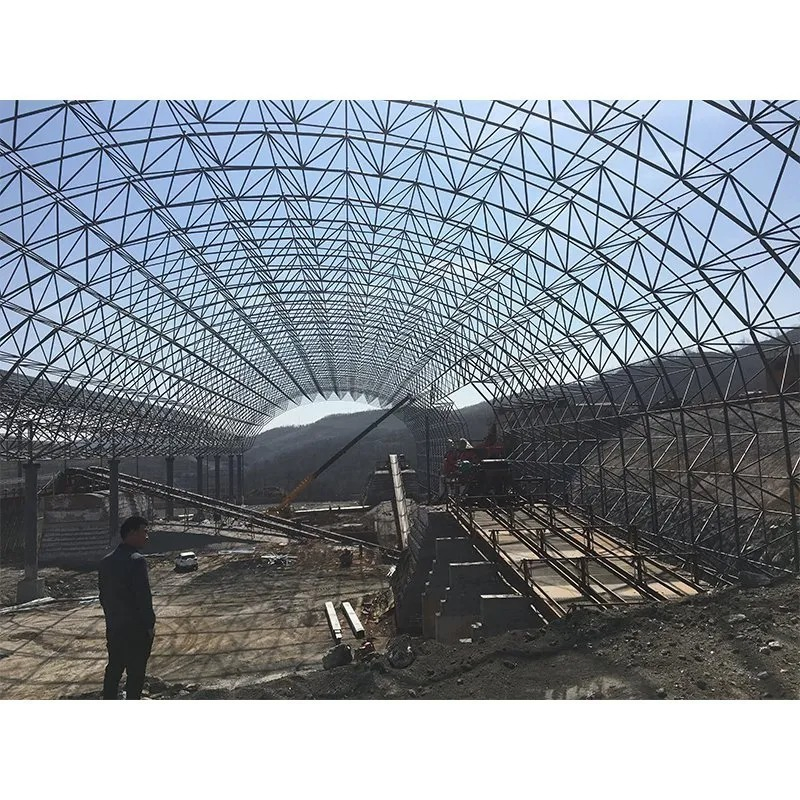 Steel Walkway and Floor Hot-Rolled Prefabricated Metal Building for Sale