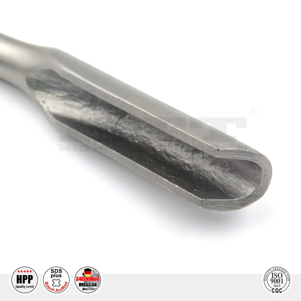 Supreme Alloy Steel Hollow Gouge 22mm Hammer Chisel SDS Plus for Grooving Concrete Brick Chiseling