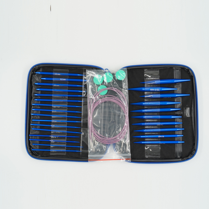 Aluminum Interchargeable Circular Needles Sets (26PCS)