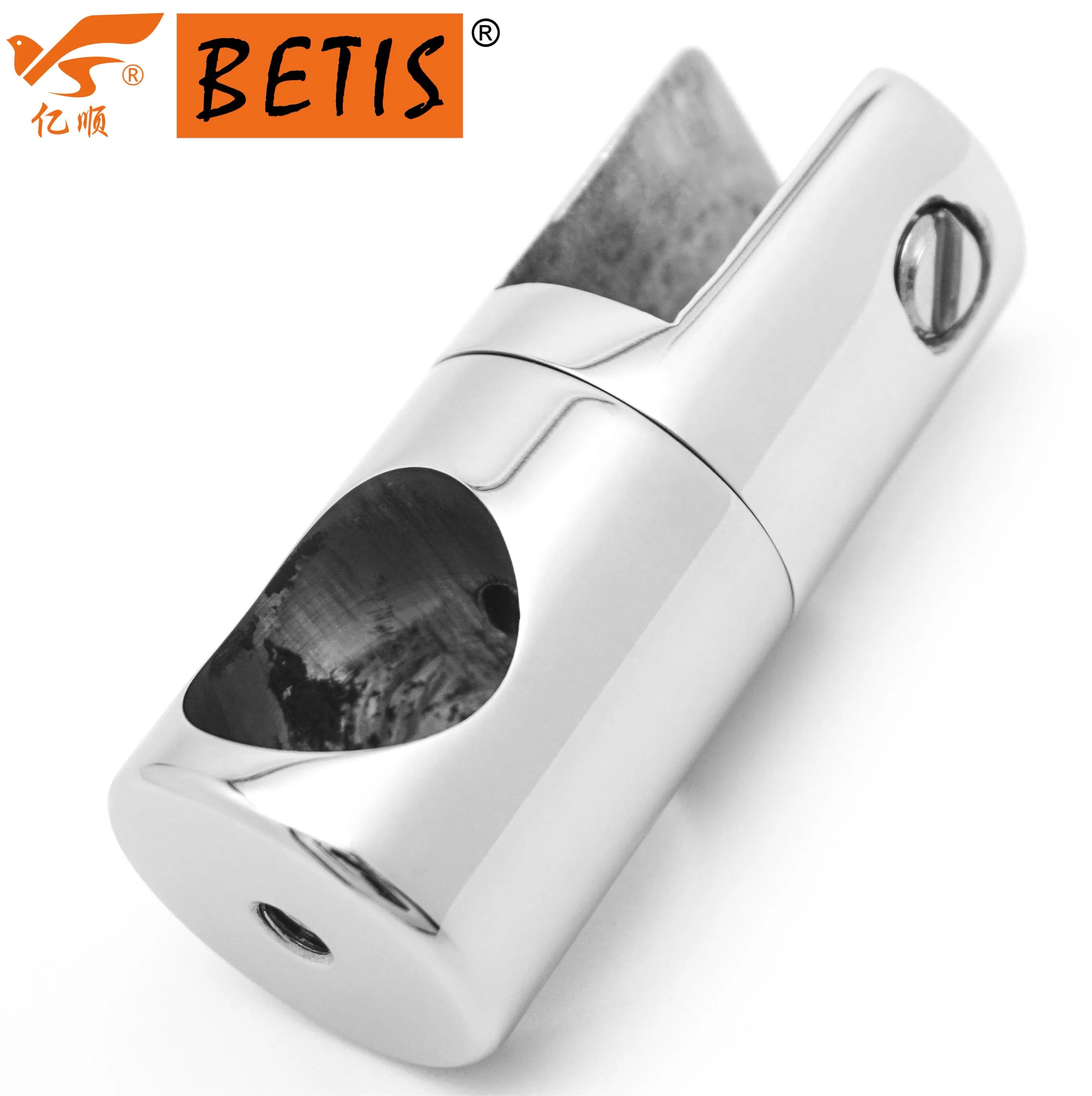 2024 Bathroom Fittings Accessories Polished-Mirror 304-Stainless-Steel Glass Diameters 16mm Steel Pipe Hanging Bracket for Shower Accessories