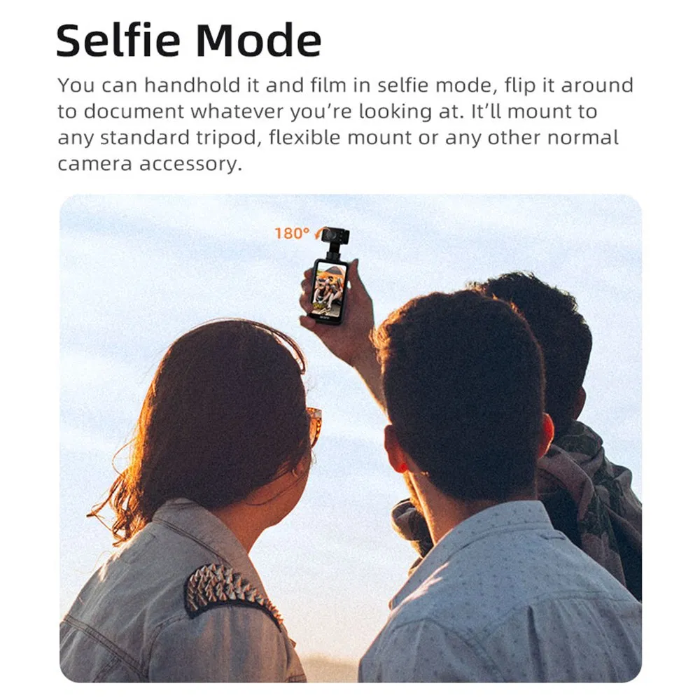 Ordro M5 3 Axis Stabilizer Gimbal 3.5 Inch Rotating Screen Camcorder HD DV Travel Pocket Camera