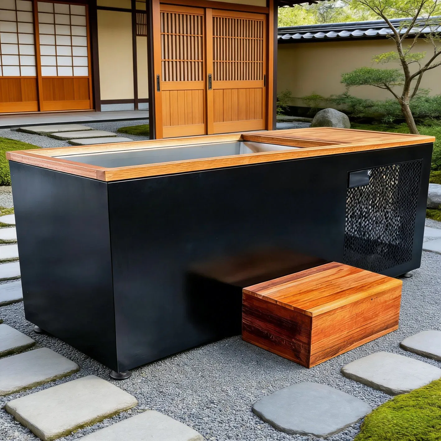 Овальная ванна для ледяных ванн с системой охлаждения