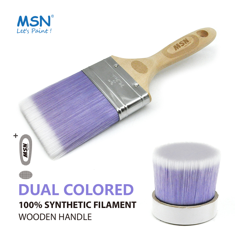 Кисть малярная профессиональная с деревянной ручкой