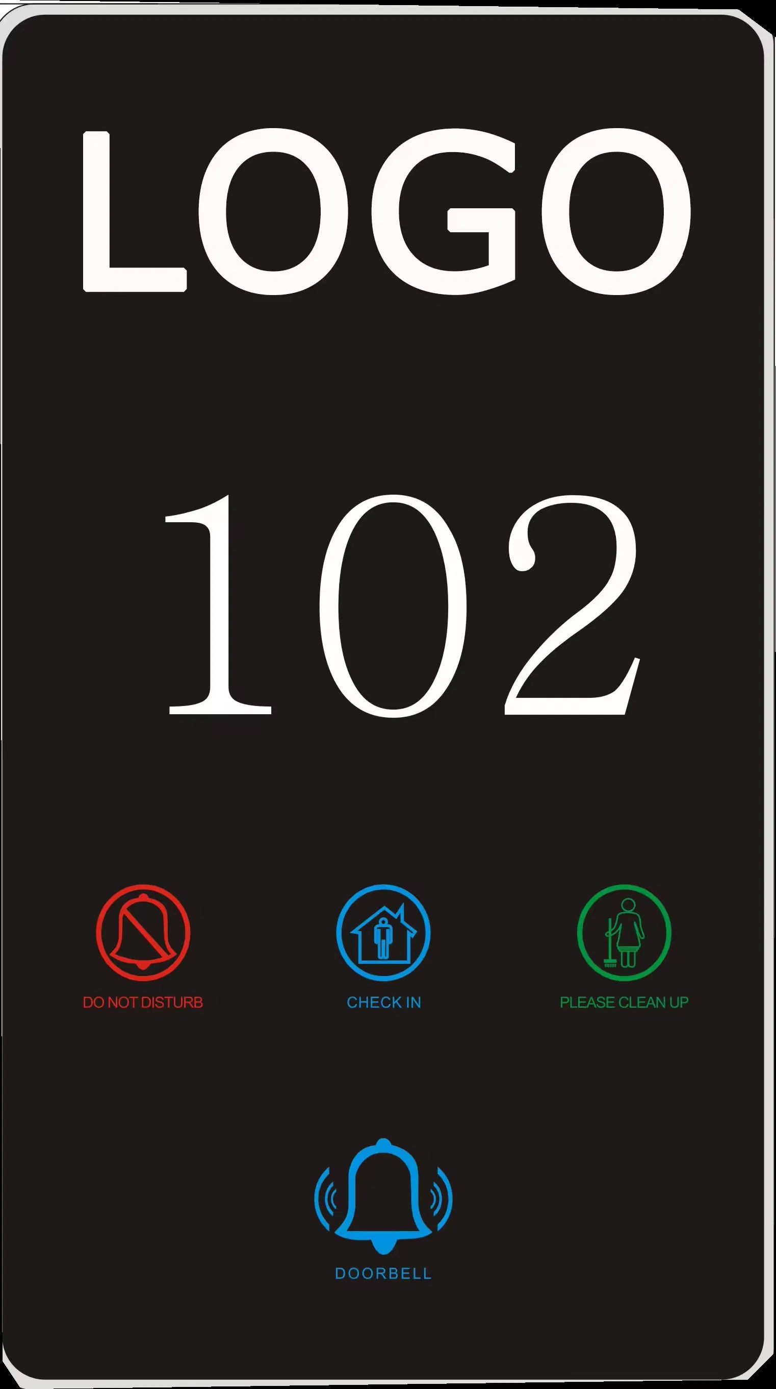 Hotel Do Not Disturb Touch Panel Wired Dnd Hotel Mur Make up Room Panel