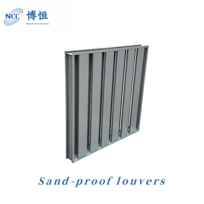 Sand Shutter for Sound Insulation Ventilation System