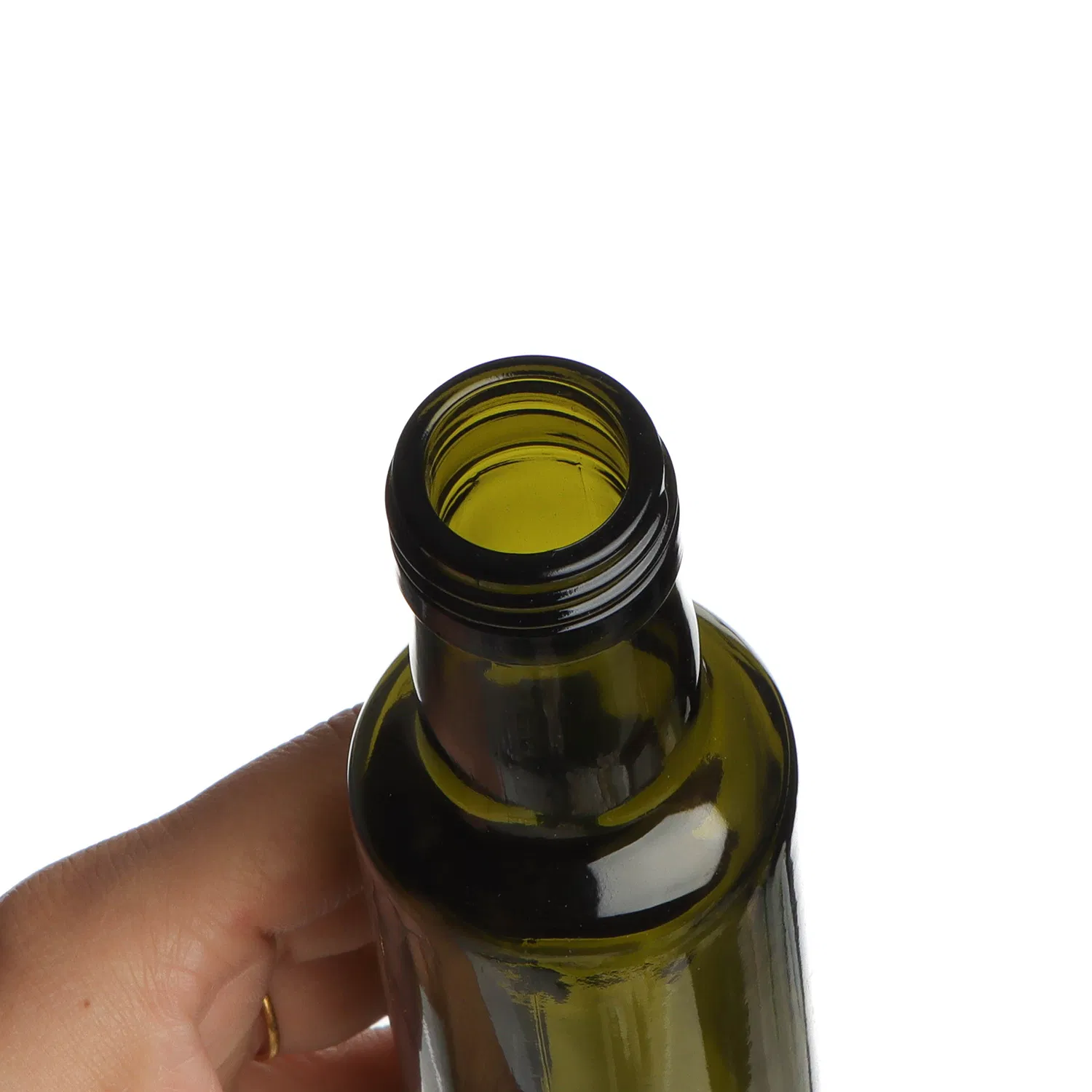 Custom Various Sizes Glass Olive Oil Bottle 500ml 750ml Cooking Oil Glass Bottle with Aluminum Cap