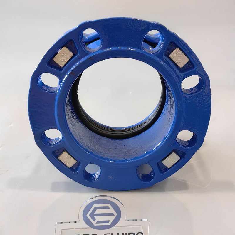 High Quality En545 Ductile Iron Pipe Fittings T-Type Flanged Socket