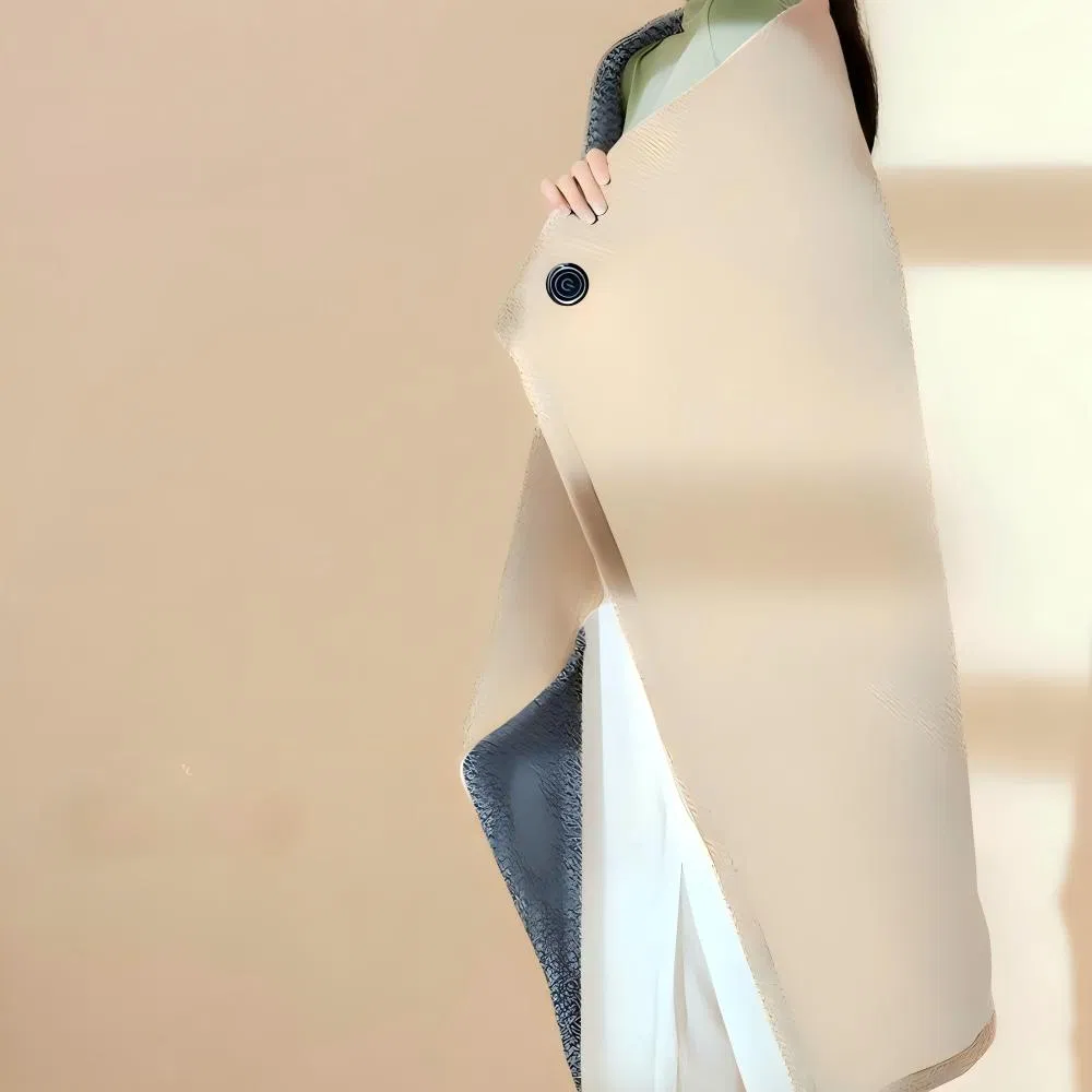 Cozy Heated Shawl with Adjustable Temperature Control Features