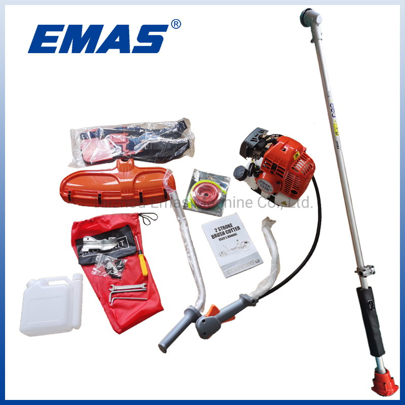 Emas 41.5cc Professional 2-Stroke Petrol Brush Cutter 143r Garden Grass Cutter with All Spare Parts