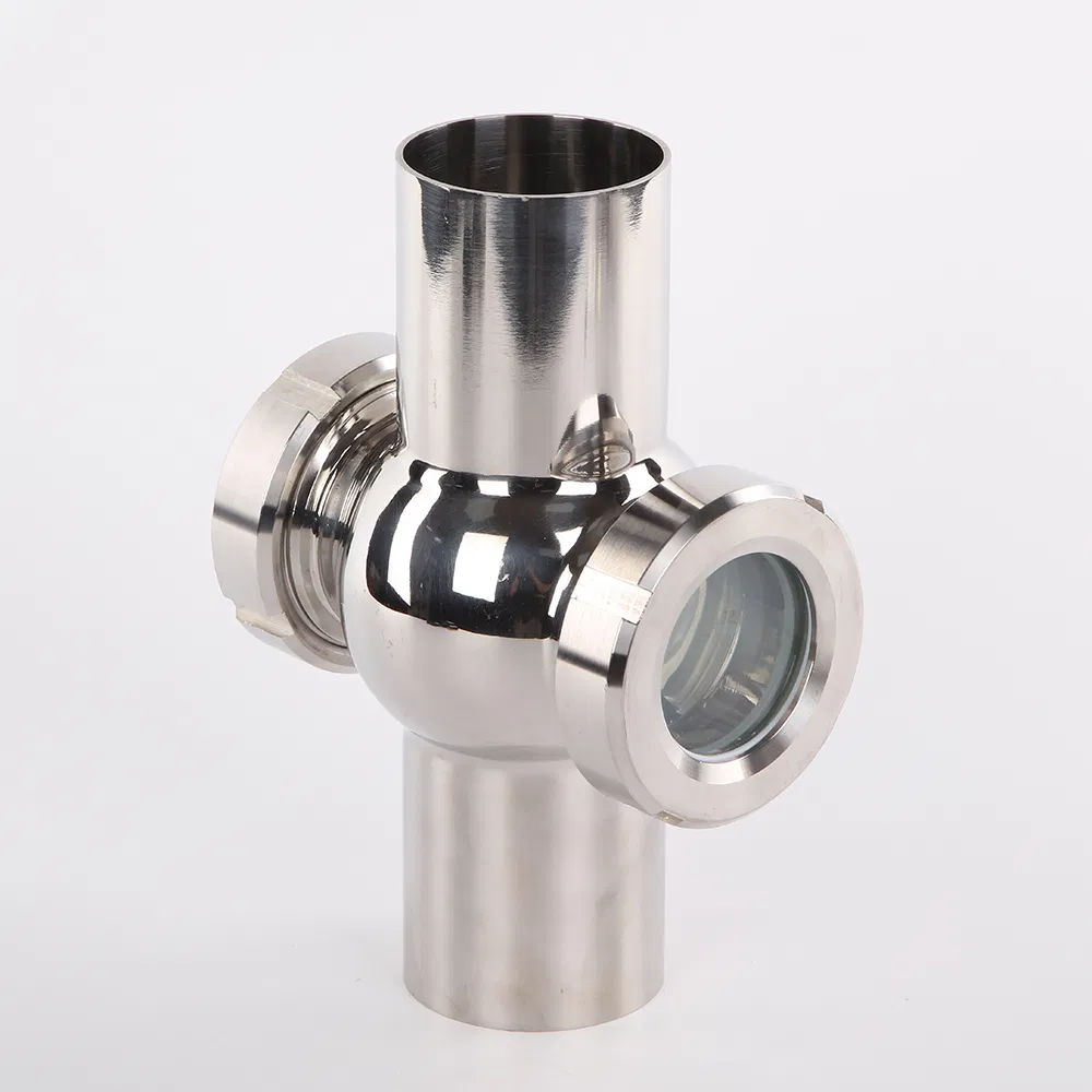 Premium Stainless Steel 304/316L Round Sight Glass for Endoscopy
