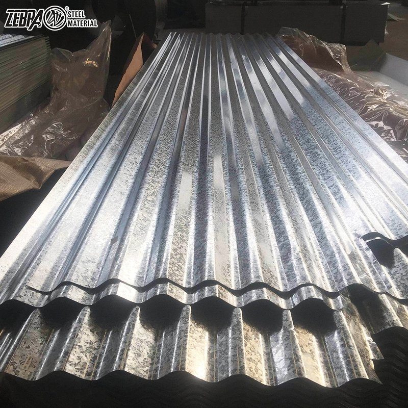 High Quality Z40 Z80 Z100 Zinc Coated Gi Galvanized Steel Corrugated Metal Roofing Sheet