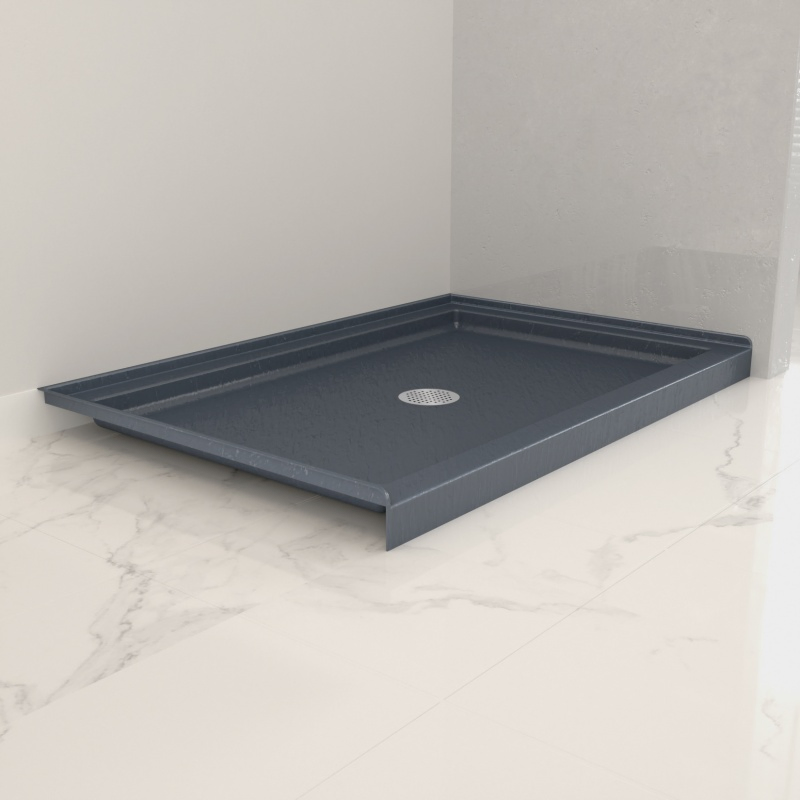 Custom Size Hotel Center Quick Drain Rectangle White Acrylic Shower Tray