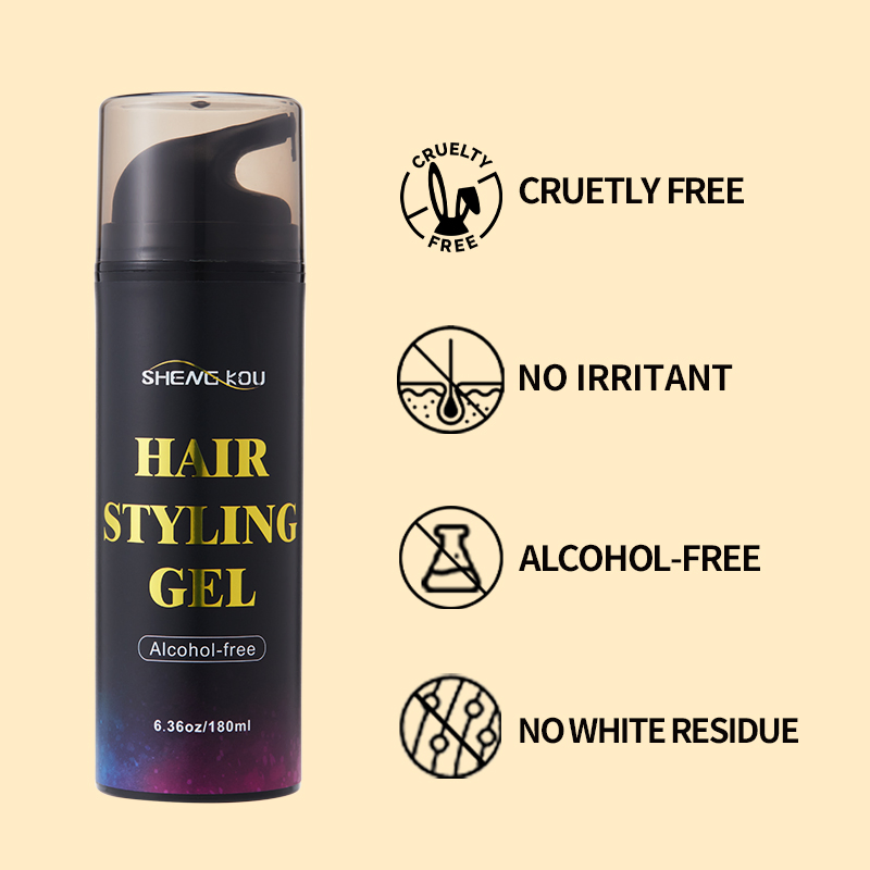 Custom Strong Hold Moisturizing Edge Control Styling Wax Neat Braid Hair Styling Gel for Black Women