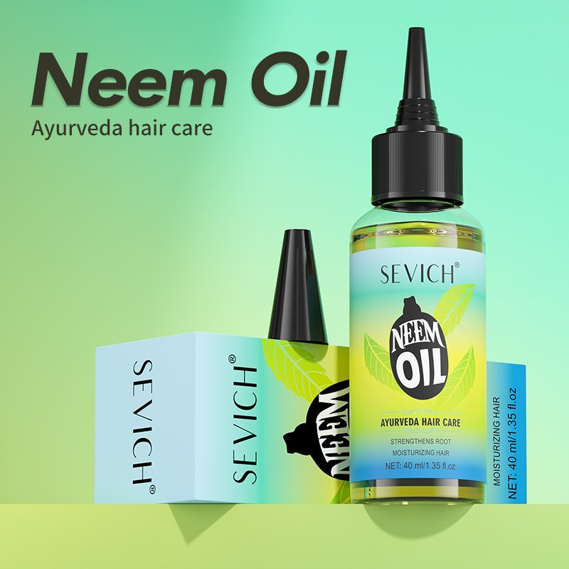 Sevich Neem Oil Custom Wholesale 40ml Indian Magic Natural Ayurvedic Hair Oil