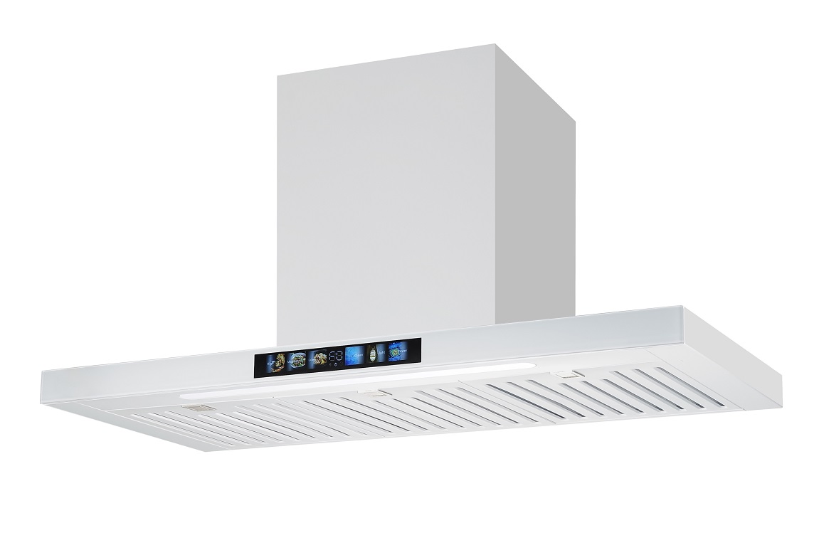 Modern Black and White Color Range Hood for Kitchens