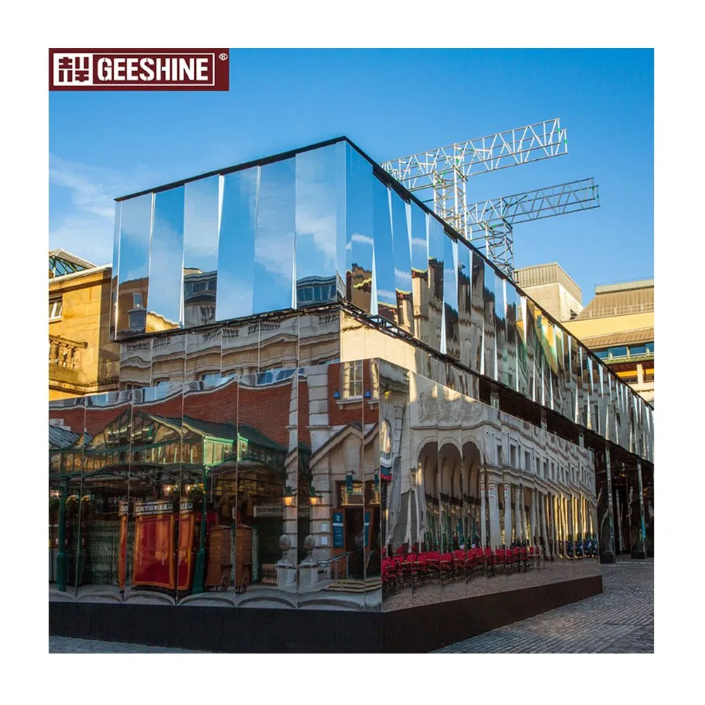 Lightweight ACP Wall Cladding Sheets Mirror Reflective Aluminium Composite Panel for Signage