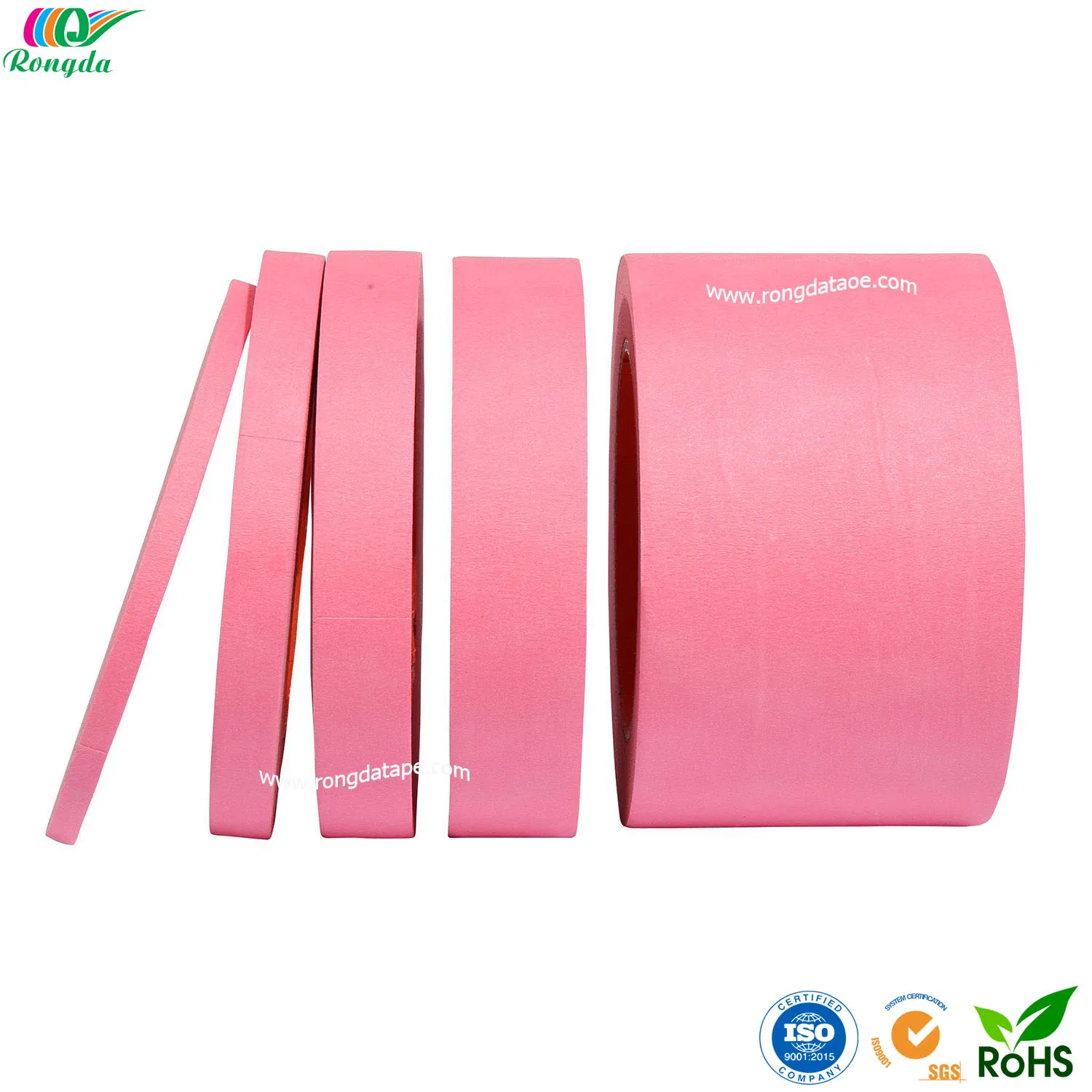 Pink Painter's Tape Decorative Masking Tape for Painting, Labeling, DIY Crafting, Decoration and School Projects