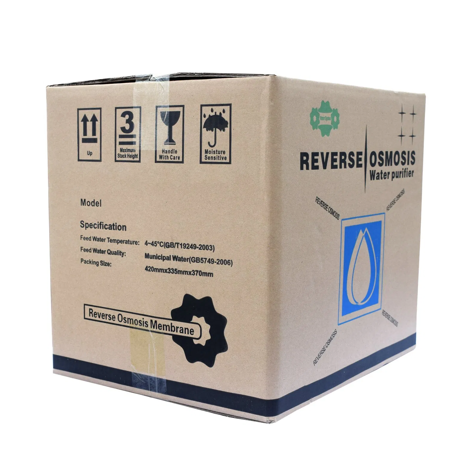 Classical 400gpd 600gpd Undersink Type Direct Drink RO Water Purifier No Need Tank