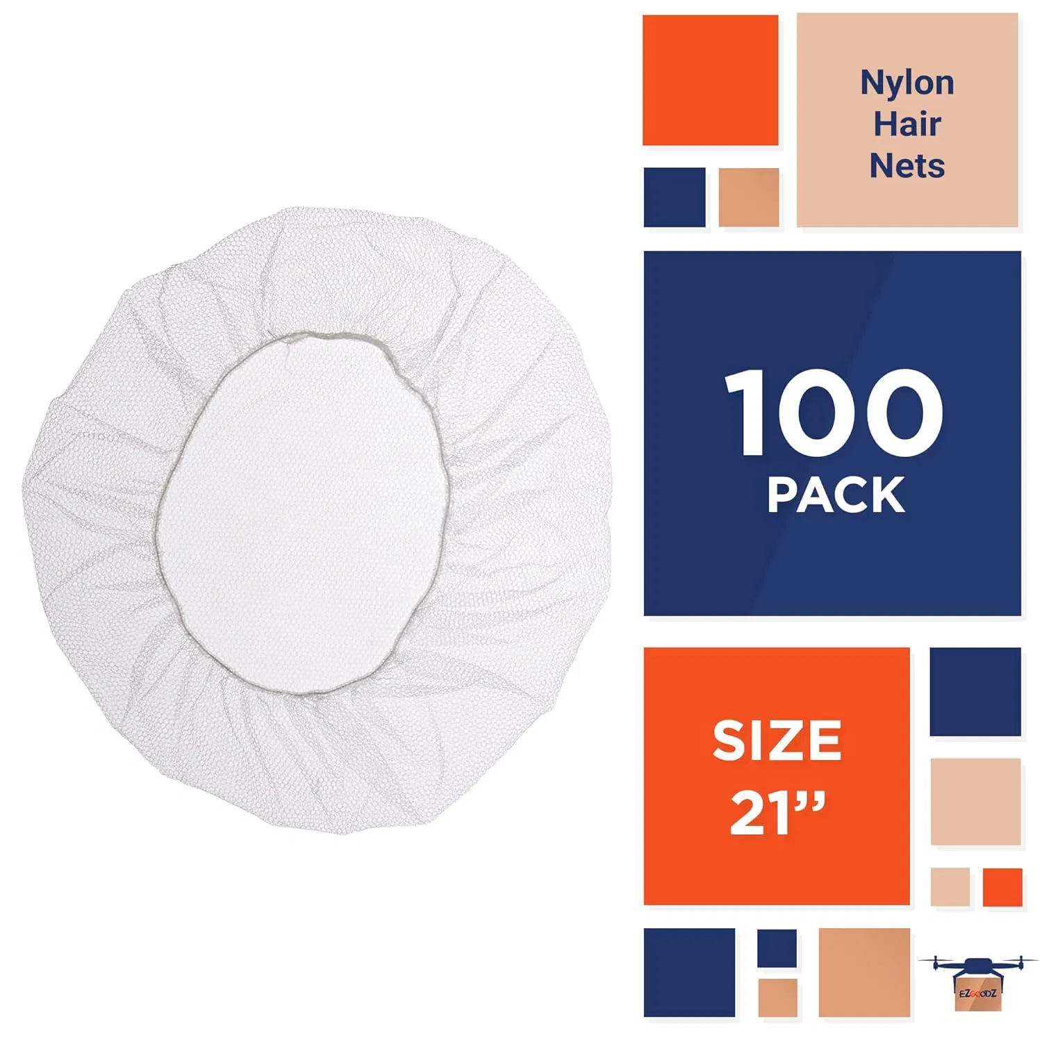 Lab/Kitchen/Clean-Room/Bakery Multi-Purpose Durable Dust-Proof Nylon Mesh Hairnet
