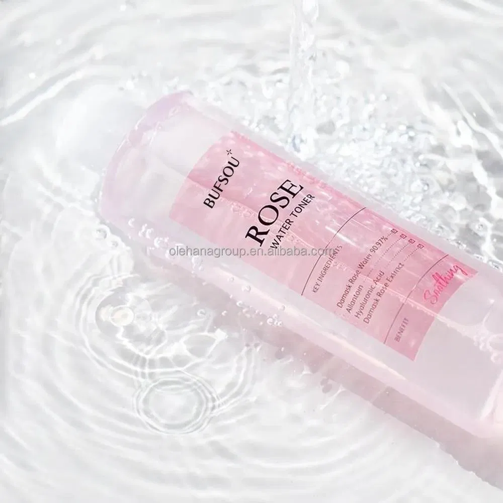 Private Label Natural Organic Rosewater Agua De Rosas Facial Mist Hydrating Skin Care Spray Face Toner Rose Water for Hair