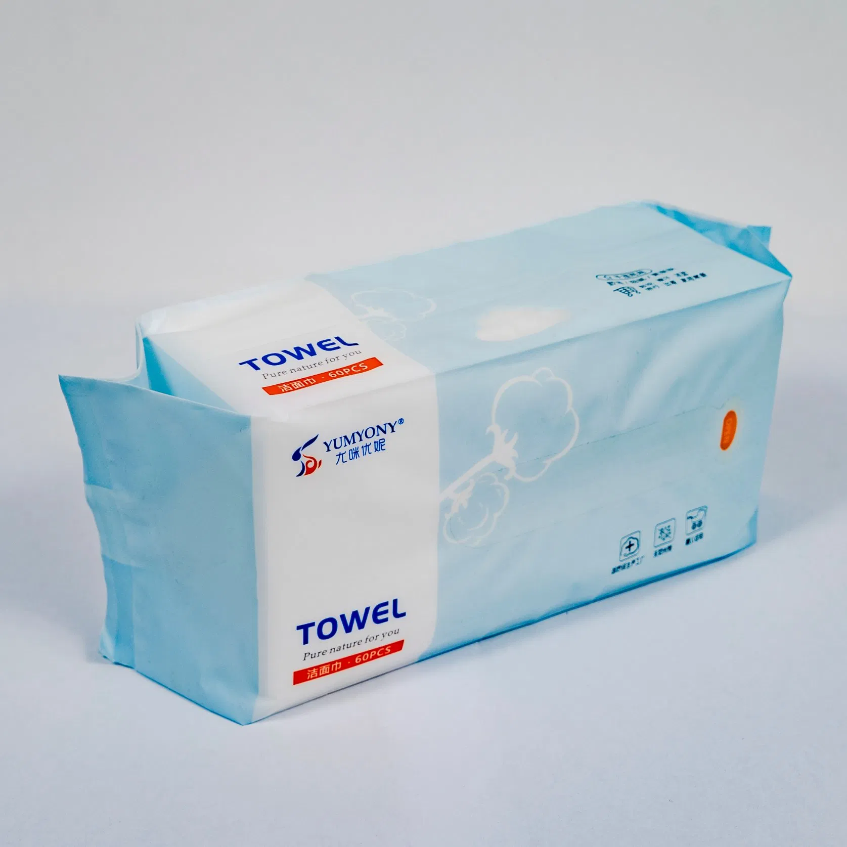 High Quality Dry Wipe Cleaning Cotton Tissue Soft Disposable Towel Tissue