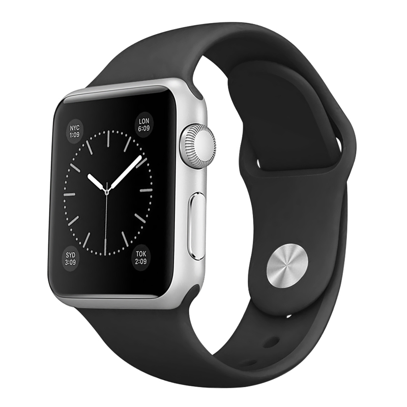 Silicone Watch Band for iPhone/Apple Watch Series 3/Series 2/Series 1 38mm/42mm