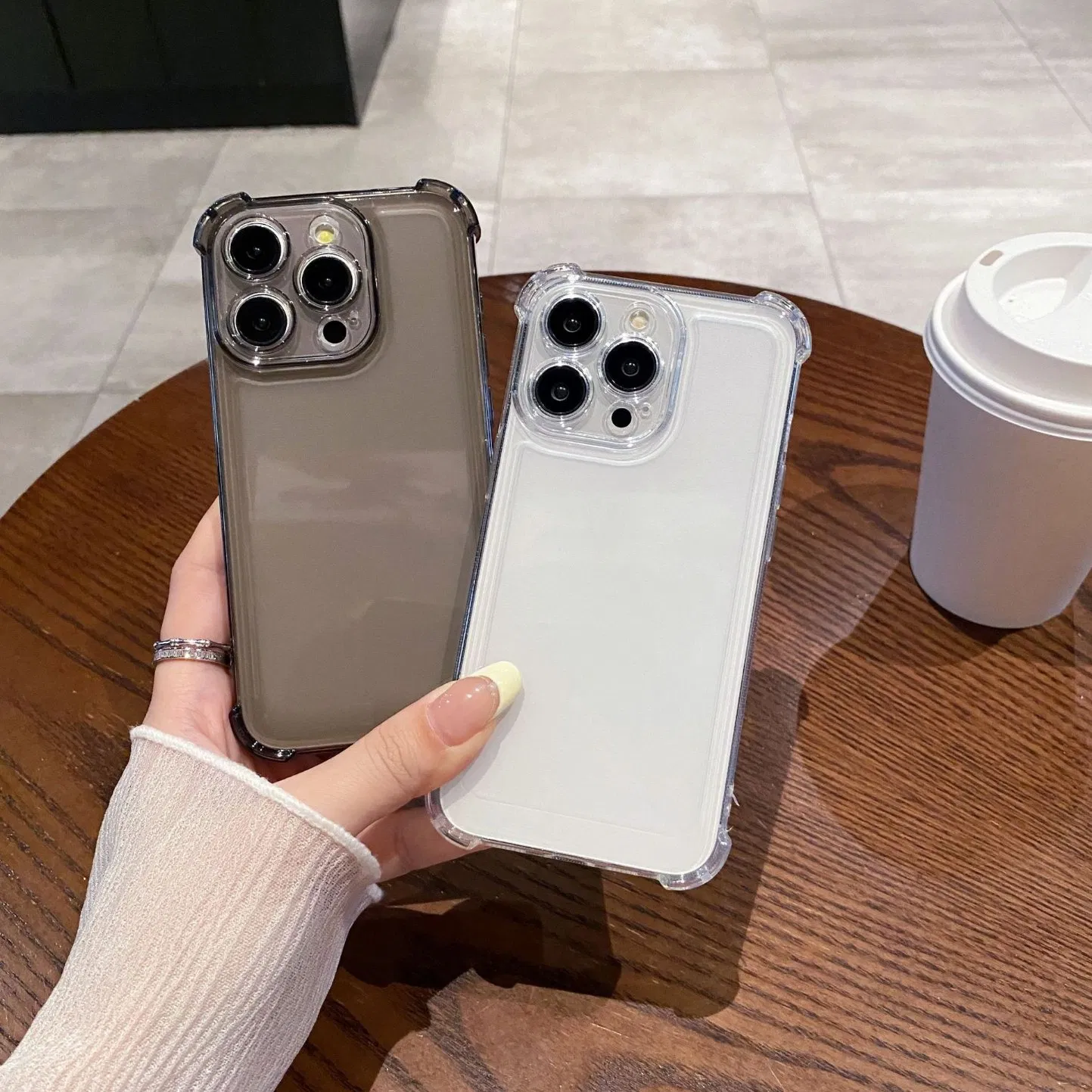 Прозрачный ударопрочный чехол для iPhone