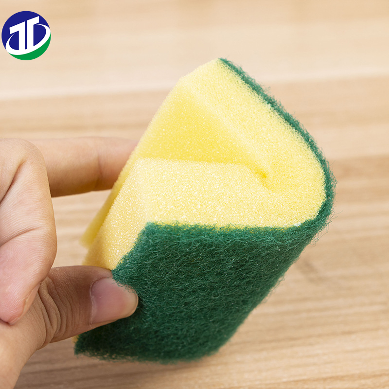Cleaning Product Green Scouring Pad Scour Sponges Pink Scouring Pad