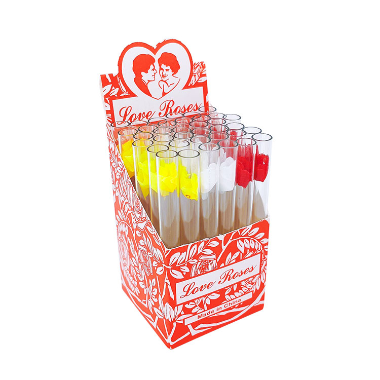Love Rose Glass Tube Pipe 36 CT Sweet Puff Crack Smoking Water Pipe