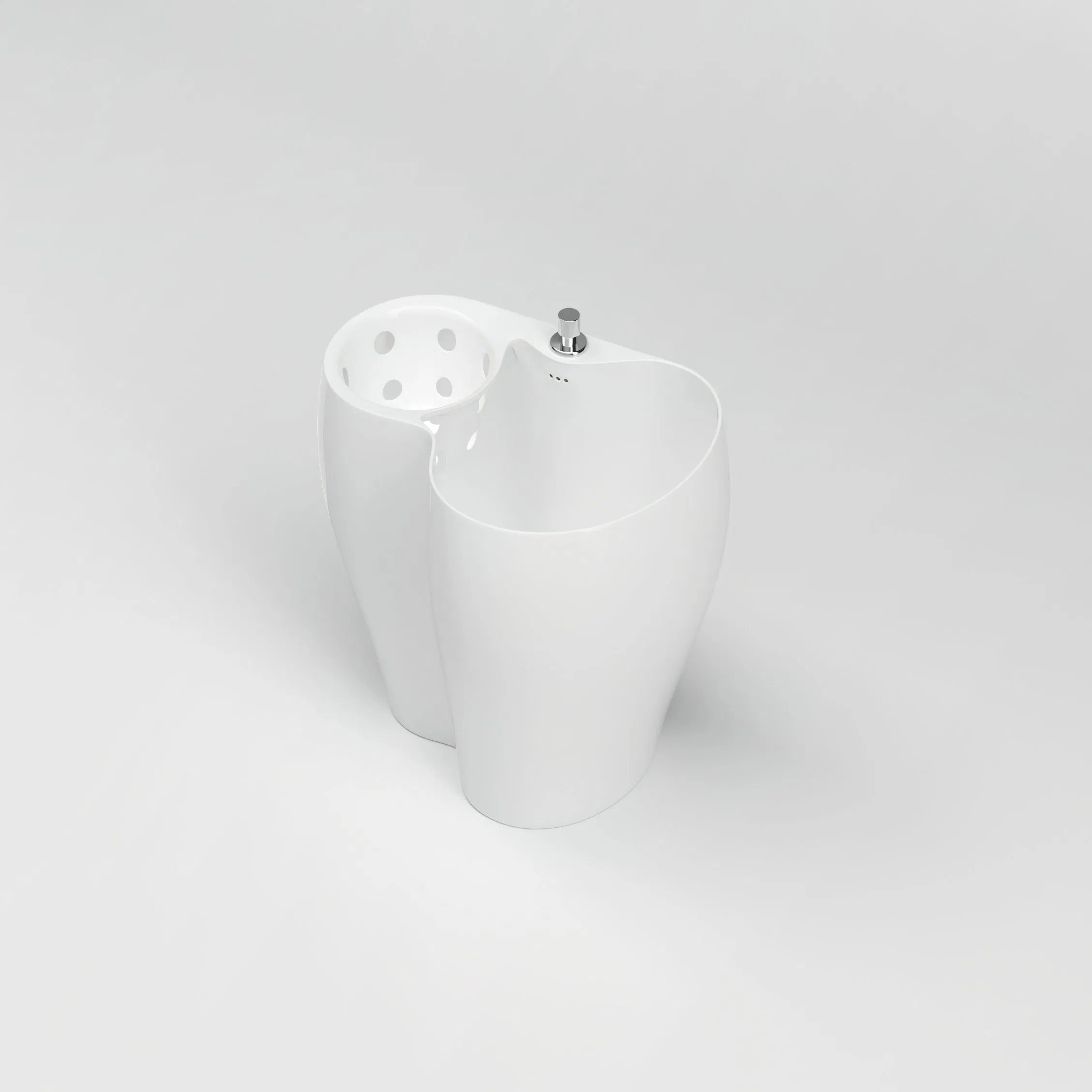 Sanitary Ware Hotel Household Modern Design Irregular Shape Mop Tub White Color Mop Pool Export Mop Basin Sink