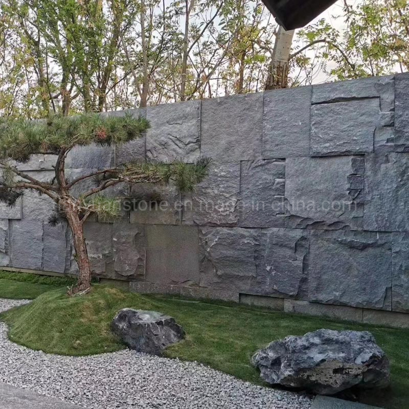China Black Basalt Natural Limestone Cladding for Exterior Decoration