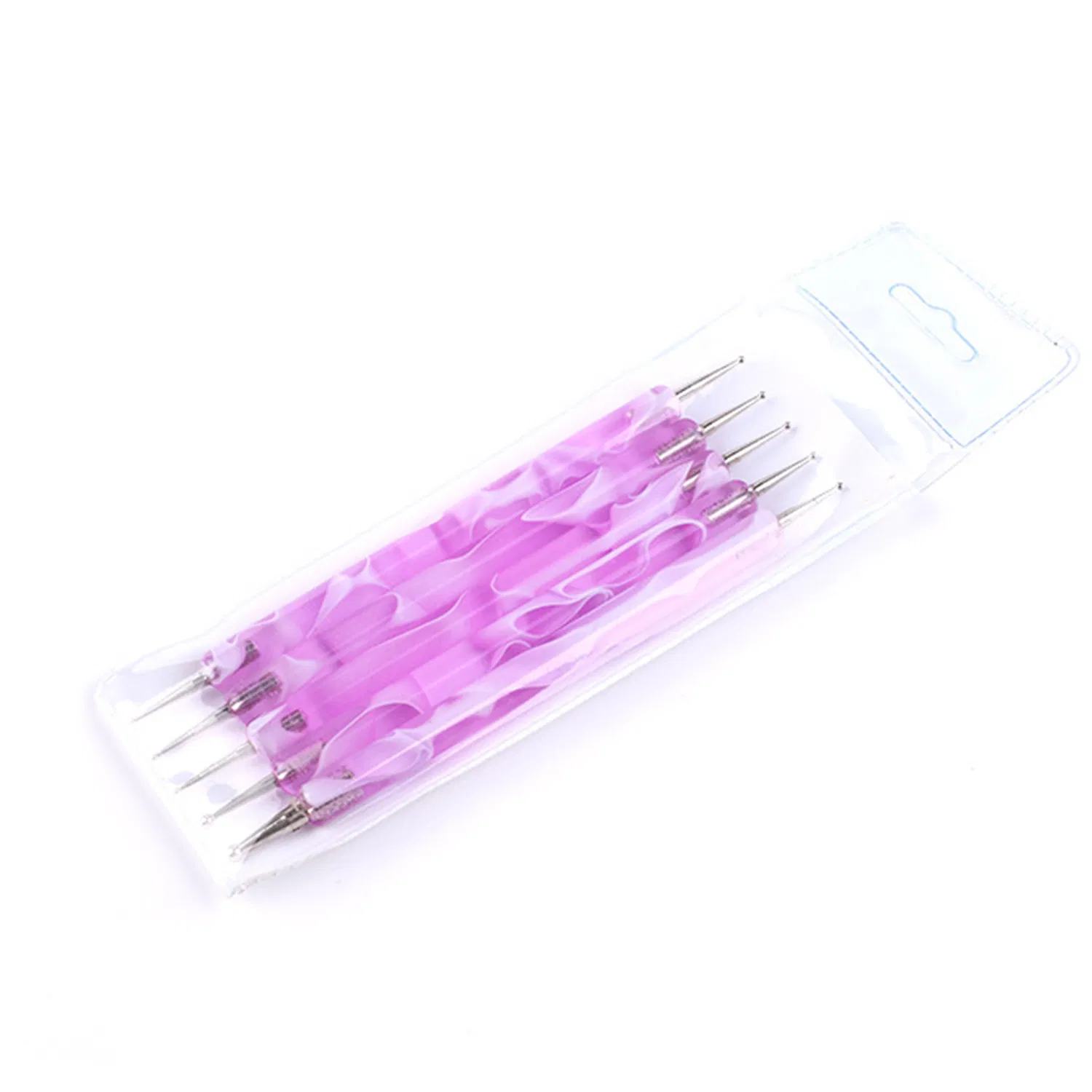 Two Ways Nail Art Dotting Pen Acrylic Handle Nail Dotting Tool