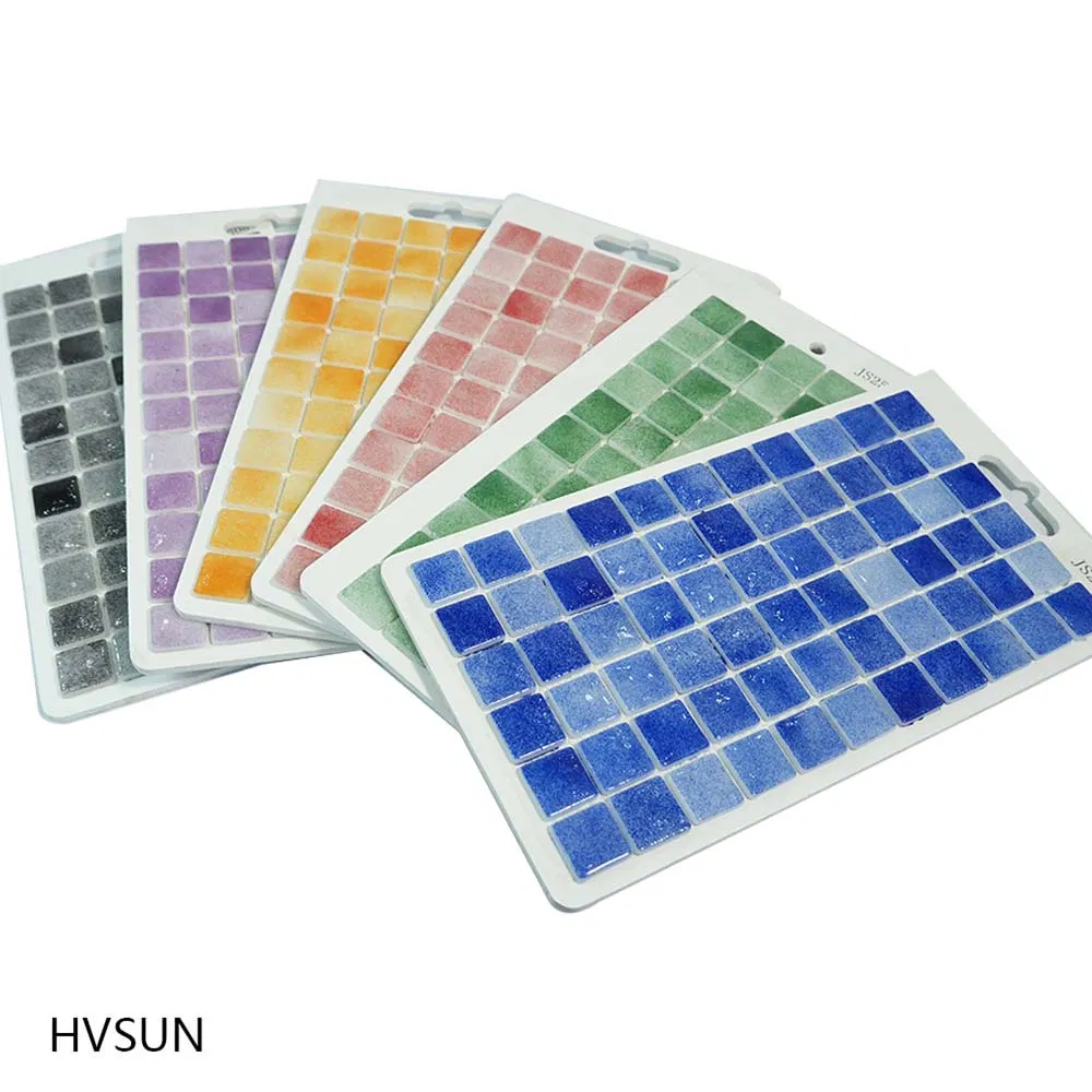 Swimming Pool Fish Pool Modern Crystal Glass Mosaic Bathroom Interior Wall Mosaic Crystal Mosaic