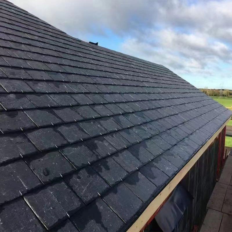 Building Materials Black Slate Roofing Tiles Roof Slate for Apartment/House Wholesale Price
