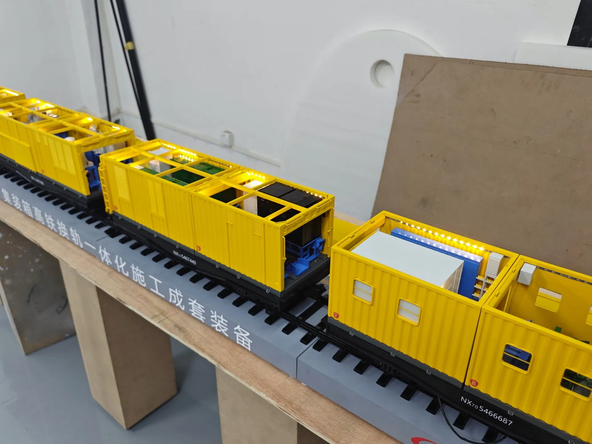 Train Model Container Transport Vehicle Model Proportional Vehicle Collection Model Making