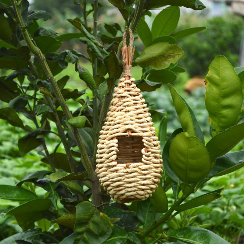 Outside Garden Birdhouses Handmade Eco-Friendly Bird Cages Coconut Shell Hanging Bird Houses