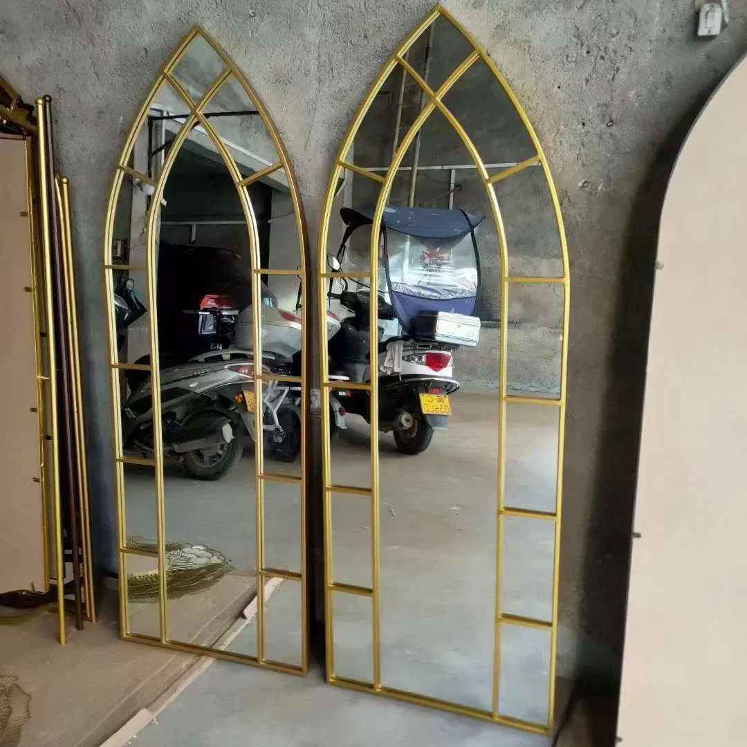 Retro Floor Standing Full Body Mirror Antique Home Room Decor Living Room Bedroom Dressing Mirror