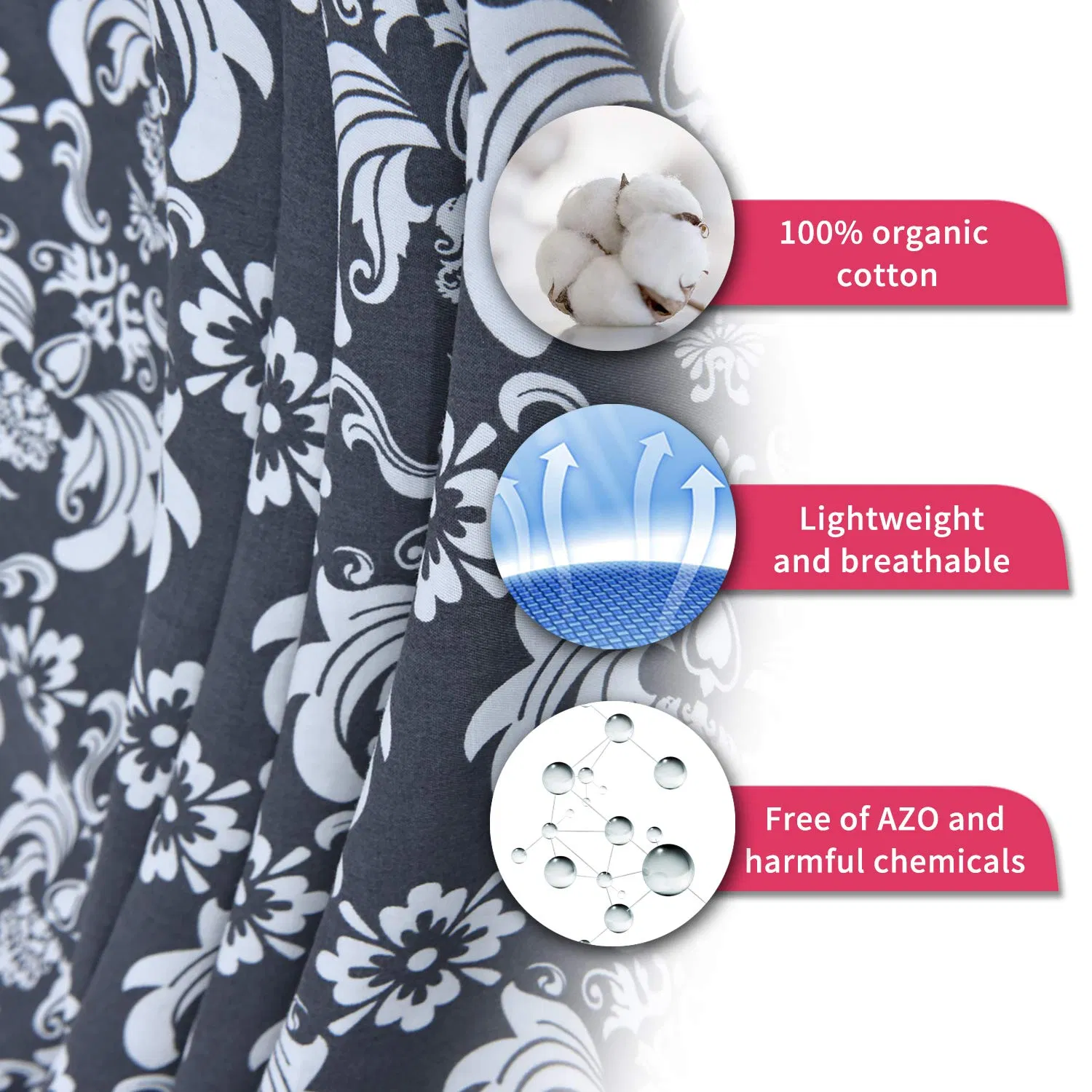 Infinity Cotton Soft Breastfeeding for Babies with Non-Transparent Cotton for Mother