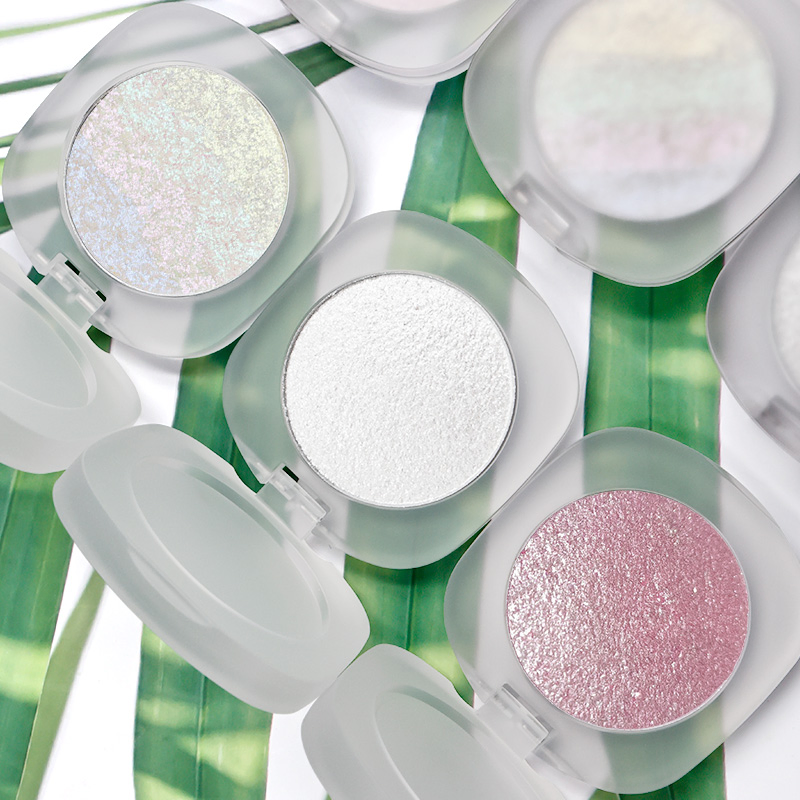 Vegan Highlighter Private Label Pressed Powder High Pigment Highlight Custom Makeup Shimmer Highlighter