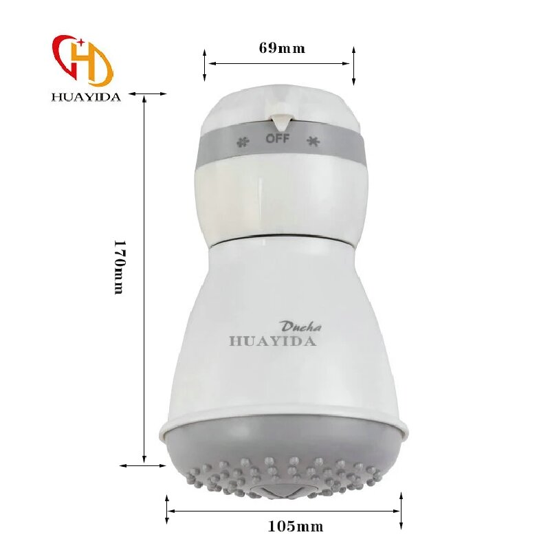 220V 4000W-5400W Salty Water Mini Instantaneous Electric Shower Water Heater
