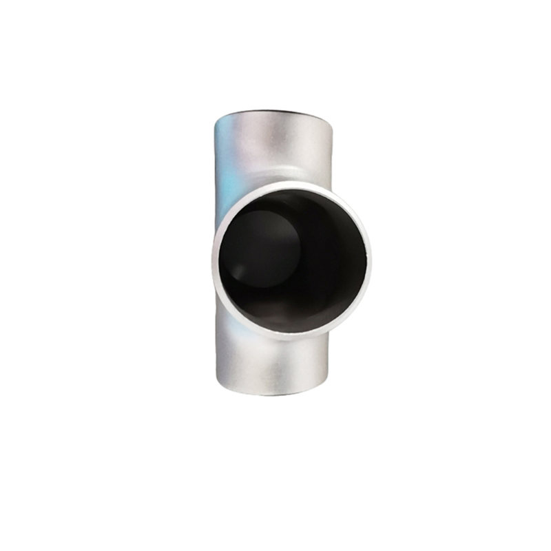 DN 80 3mm Pipe Fitting Pressure Corrosion Resistant Titanium 4 Way Cross