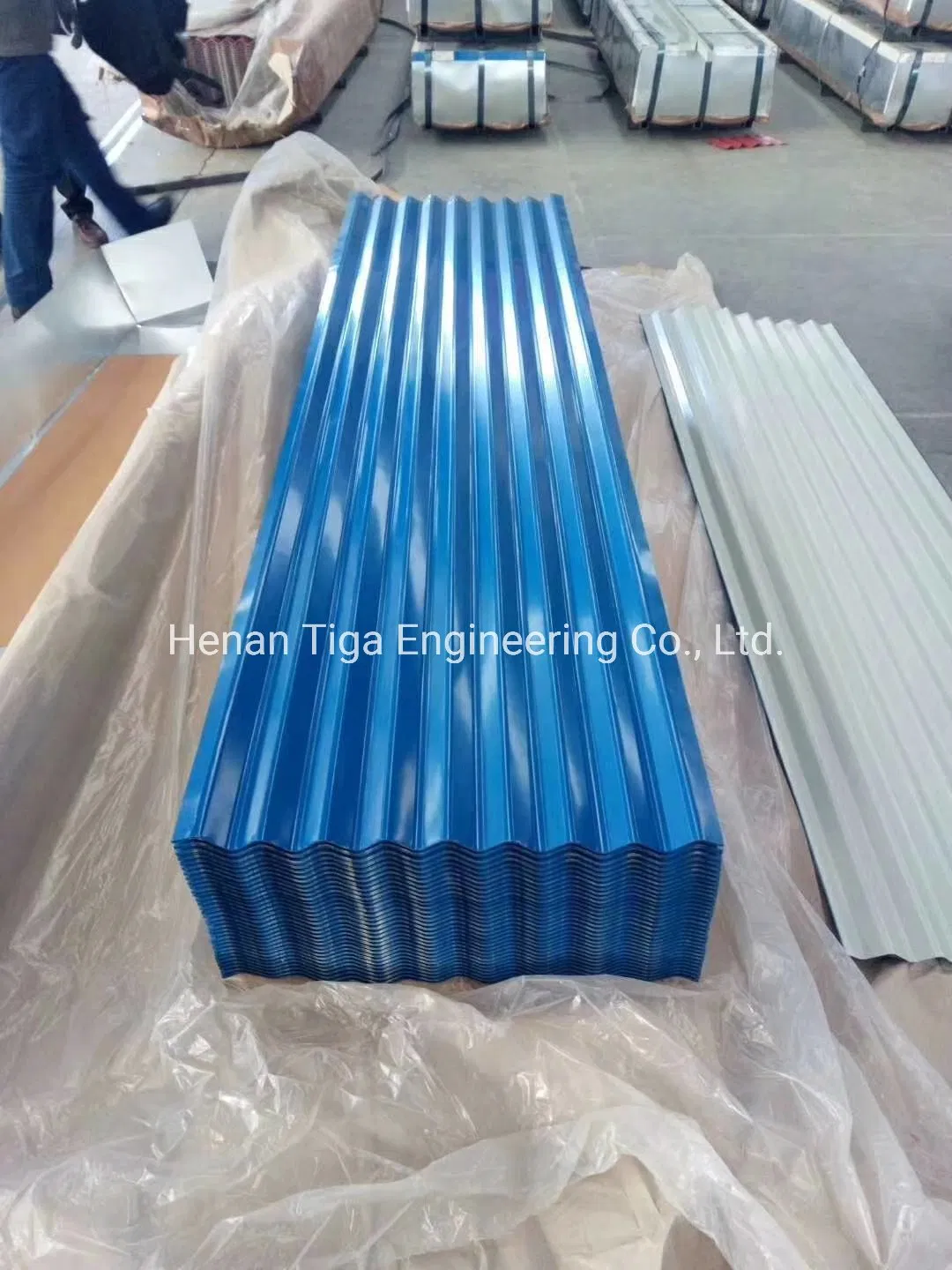 Colorful Galvanized Corrugated Roofing Sheet, Waved Roofing Tile