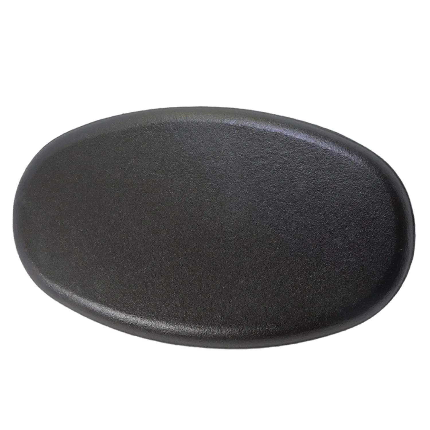 Чугунная овальная сковорода с деревянным подносом