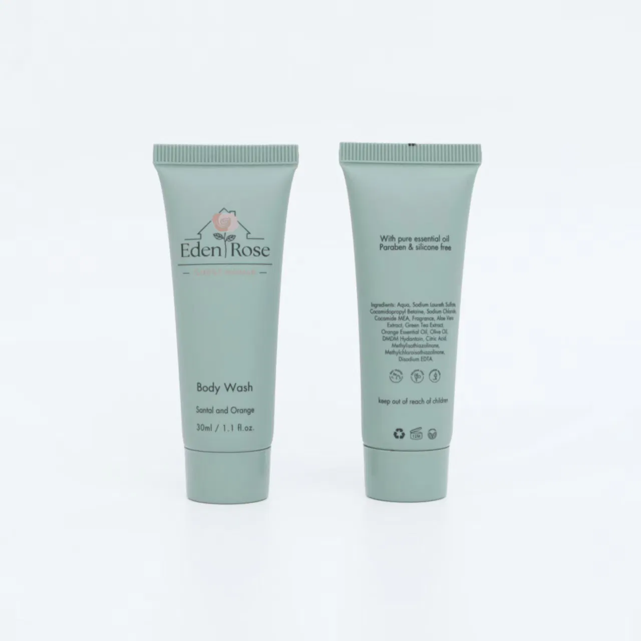 Soft Travel-Friendly 30ml Cosmetic Bottle for Shower Essentials