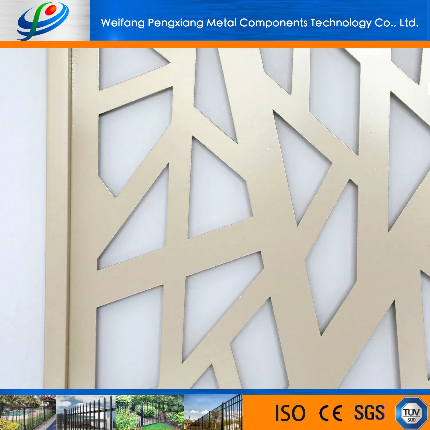 Aluminium Garden Fencing 868 Welded Wire Mesh Fence Panel