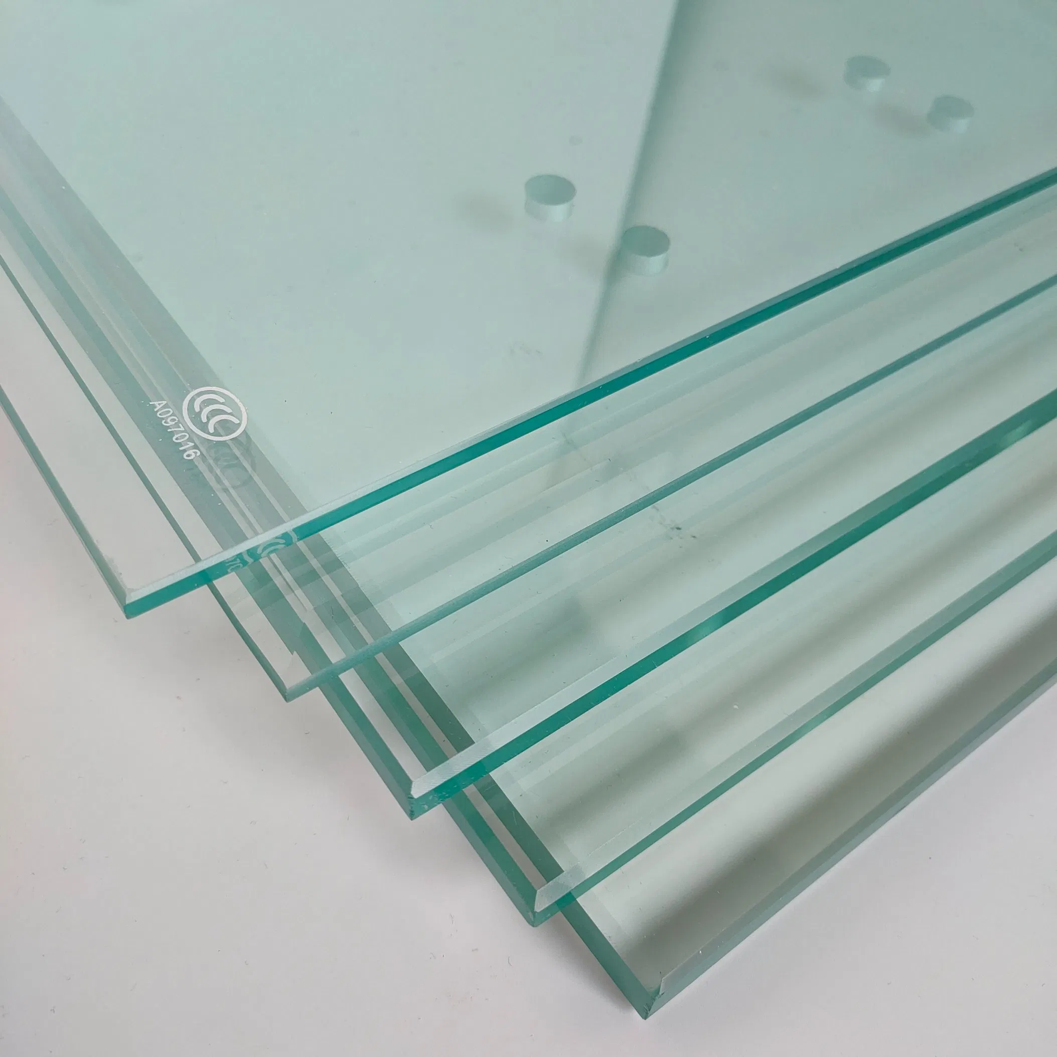 Clear Float High Pressure Borosilicate Glass Fire and Heat Resistance Solid Structure