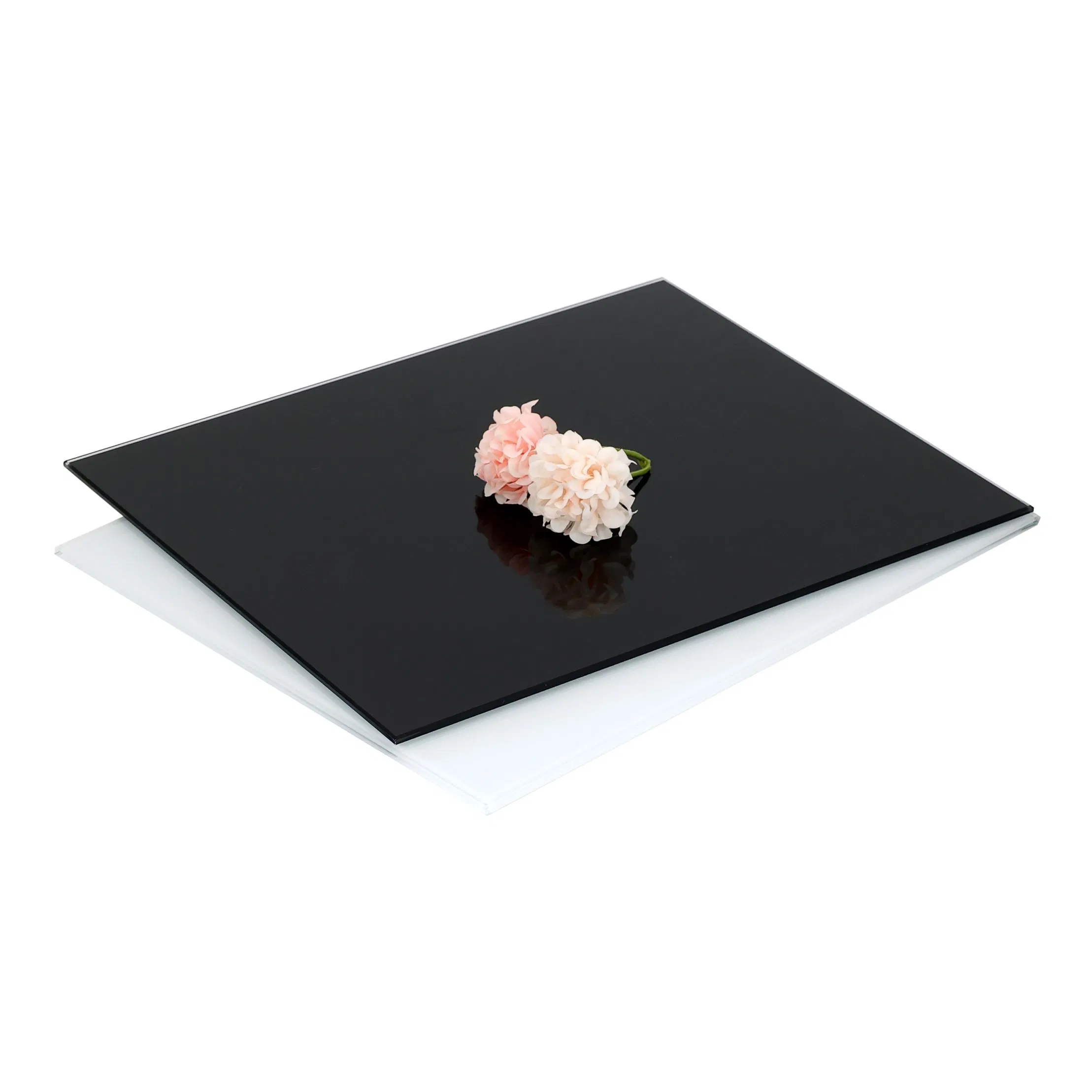 Hotel Project Customized Painted Art Glass Panels for Wall Cladding