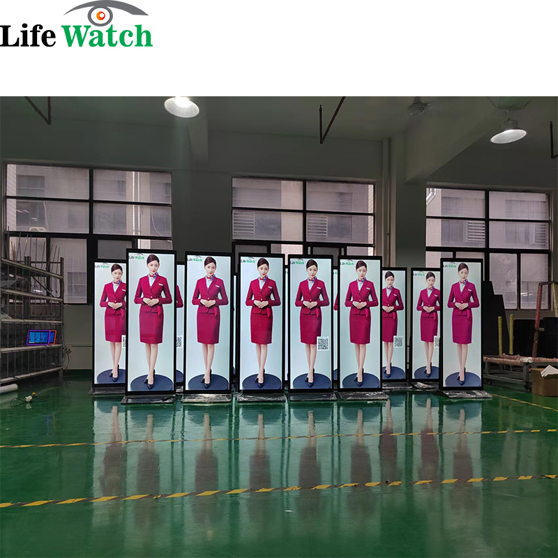 70inch 75inch 85inch Indoor Free Standing LCD Digital Signage Kiosk Totem Touch Display