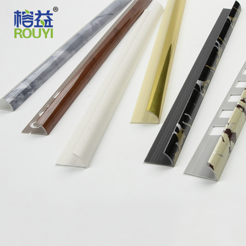 Decoration Marbled PVC Transition Strip Wall Tile Corner Protect Edge Tile Trim