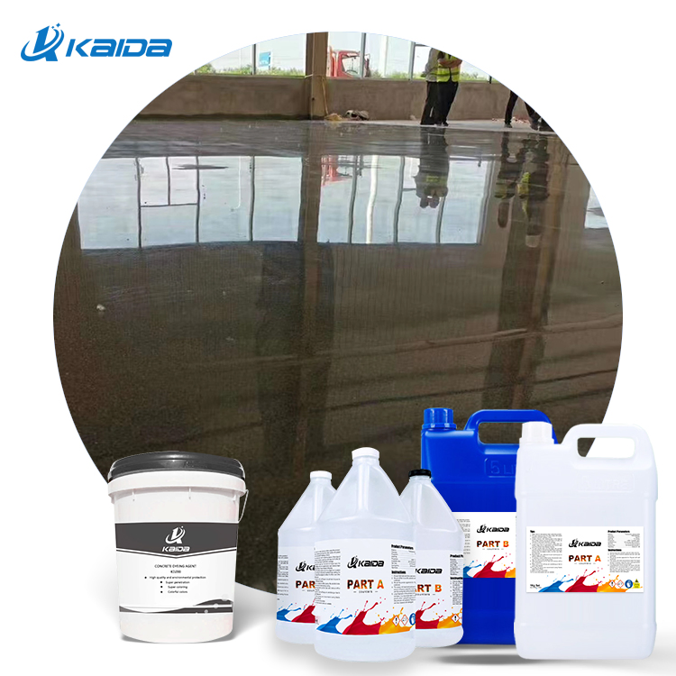 High Solid Epoxy Floor Painting Epoxy Resin Concrete Floor Paint for Garage Anti Dust Concrete Epoxy Floor Paint and Metallic Floor